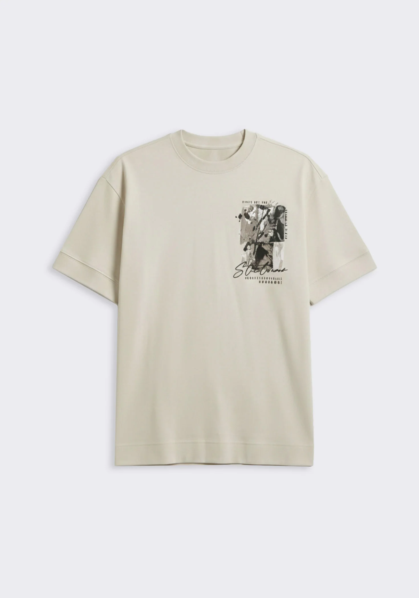 T-shirt over con stampa - Image 6