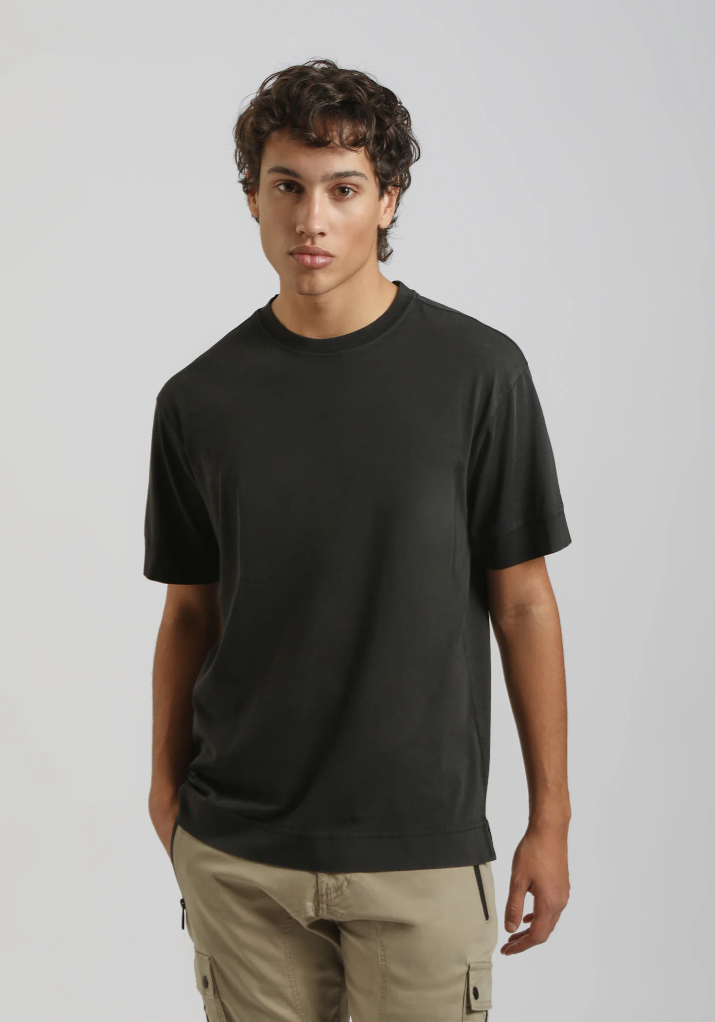 T-shirt strutturata 100% cotone
