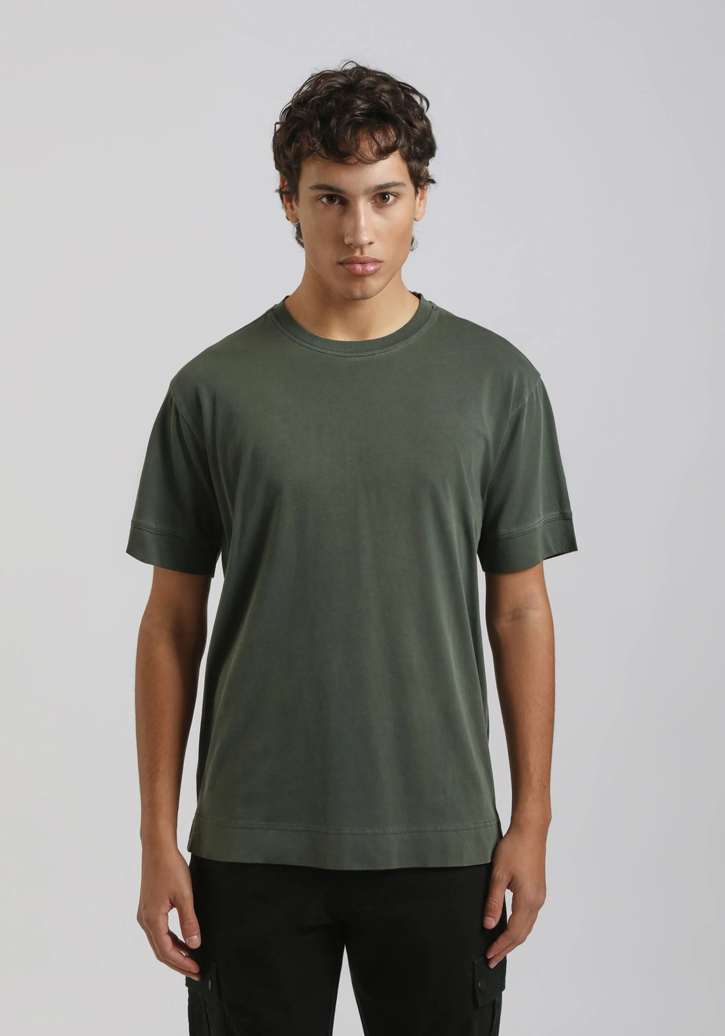 T-shirt strutturata 100% cotone