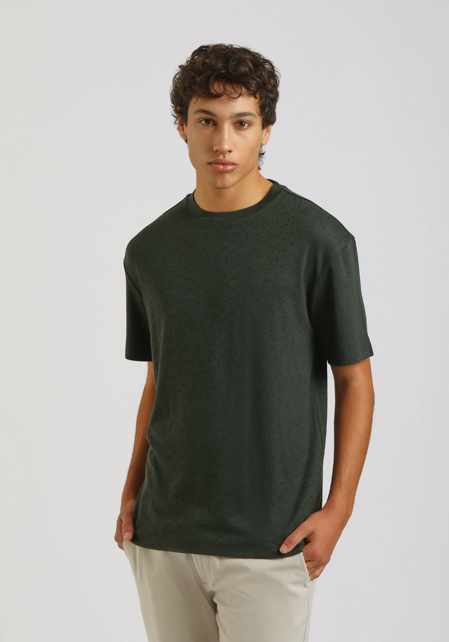 T-shirt strutturata morbida